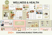 Wellness Coach Course Creator Canva, a Magazine Template by Deepa Template Studio (Thumbnail 1 of 15)