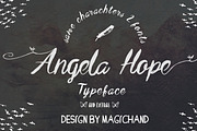 Angela's Hope, a Script Font by JosephaStone (Thumbnail 1 of 10)