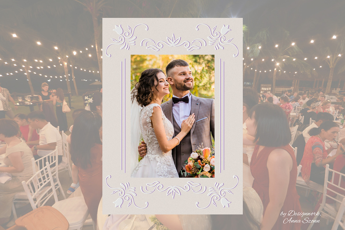 Whimsical Frames. Wedding Doodles., a Background Graphic by Designwork (Photo 12 of 13)