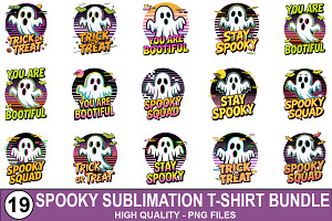 Spooky Sublimation T shirt Bundle, a Graphic by crative8112