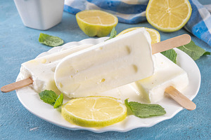 Creamy Whipped lemonade popsicles, a Food & Drink Photo by Rimma