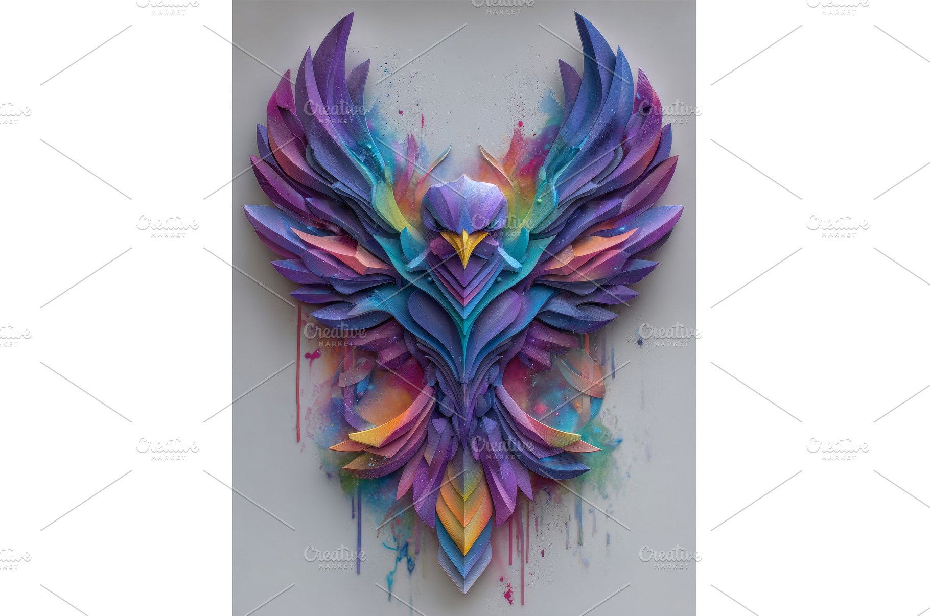 Abstract design featuring a bird, an Arts & Entertainment Photo by ZinetroN