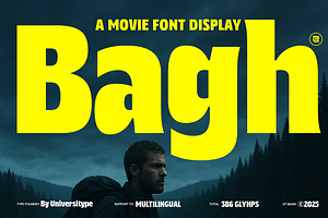 UT Bagh Display - A Movie Font