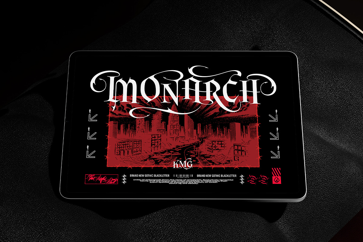Fang Malic Typeface, a Blackletter Font by alit design (Photo 18 of 20)