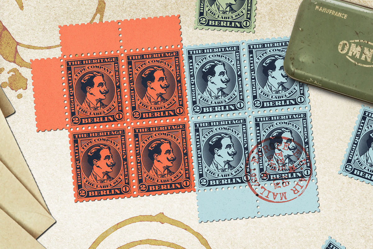 Nostalgic Font and Label Collection, a Graphic by Heritage Type Co. (Photo 13 of 14)