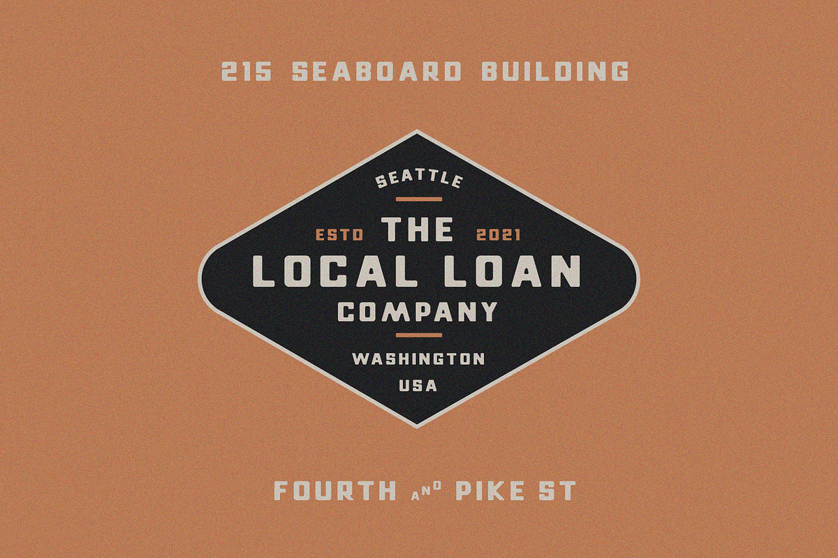 Local Loan Co - A Vintage Sans Serif, a Sans Serif Font by James Lafuente (Photo 9 of 9)