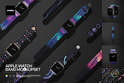 Apple Watch Band Mockup Set, a Wearable Device Mockup by creatsy2 (Thumbnail 1 of 12)