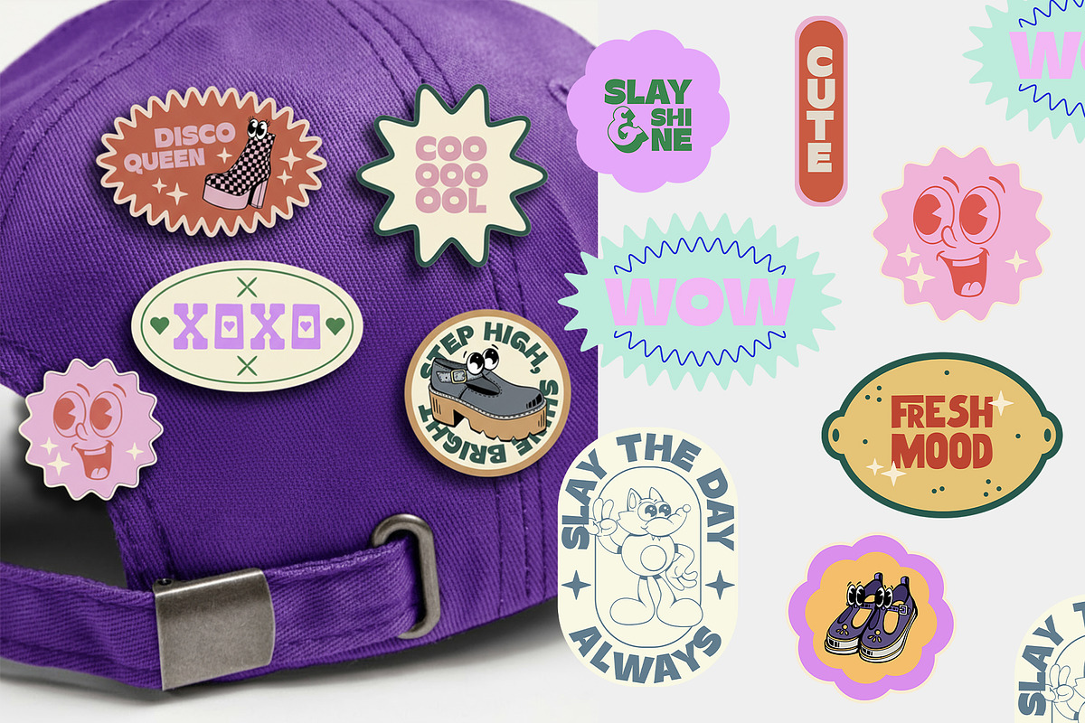 Vibe Check Sticker Pack, an Object Graphic by Alina Sh (Photo 3 of 11)