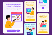 Error Illustrations Art Set, a Technology Illustration by Brickclay (Thumbnail 4 of 9)