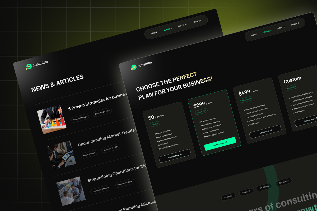 Consultor, Consulting HTML Template, a HTML Template by TNCFlow (Photo 5 of 5)