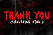 Inferal Chaos Metal Horror, a Blackletter Font by dansdesign (Thumbnail 6 of 9)