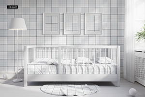 Kids Bedroom Mockup Set 1