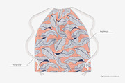 Drawstring Bag Mock-up, an Apparel Mockup by Branda Keeps (Thumbnail 4 of 17)