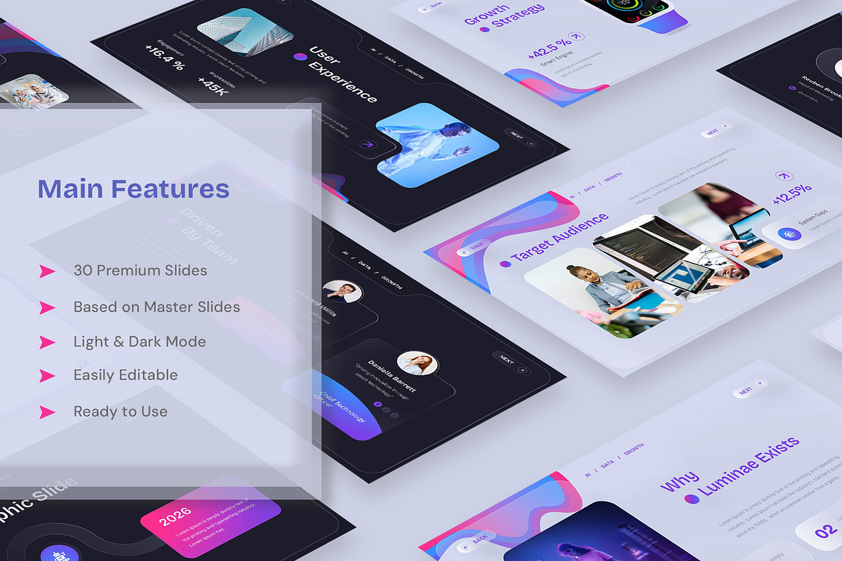 SaaS Startup PitchDeck Google Slides, a Presentation Template by New Coral Design (Photo 2 of 6)
