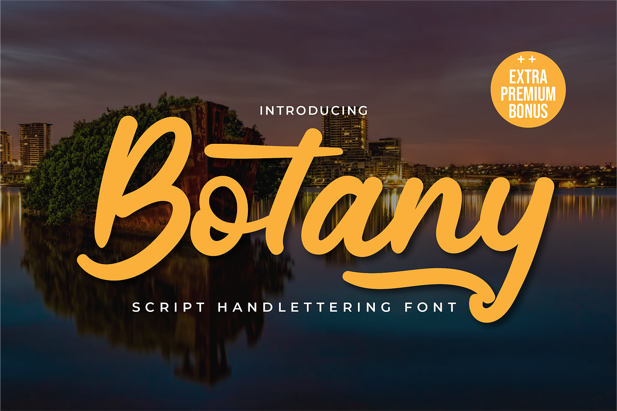 Botany, a Script Font by twinstd (Photo 1 of 11)