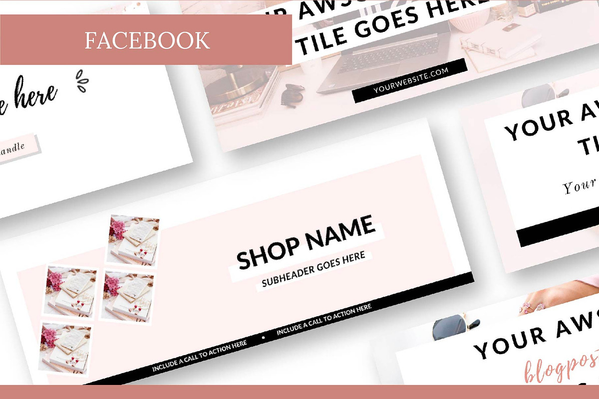 Pinterest + Canva Social Media pack, a Templates & Theme by Wellies and Lemonade (Photo 4 of 8)