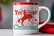 Yee Haw Y’all Christmas Cowboy SVG, a Graphic by TanchaArt (Thumbnail 8 of 11)