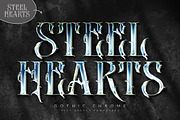 Gothic Chrome Text Effects, a Layer Style Add-On by Andrew Skoch Design (Thumbnail 5 of 8)