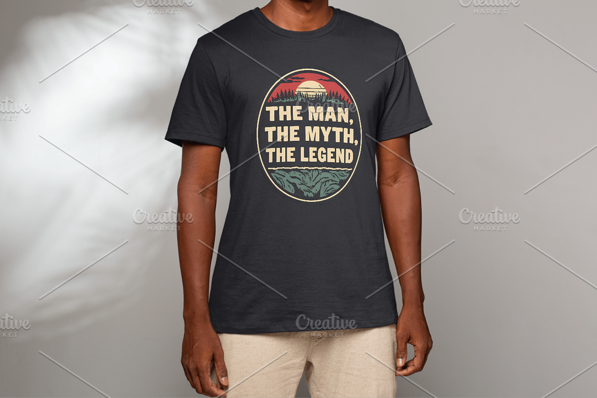 The Man, The Myth, The Legend PNG, an Object Graphic by Canvagator (Photo 2 of 3)