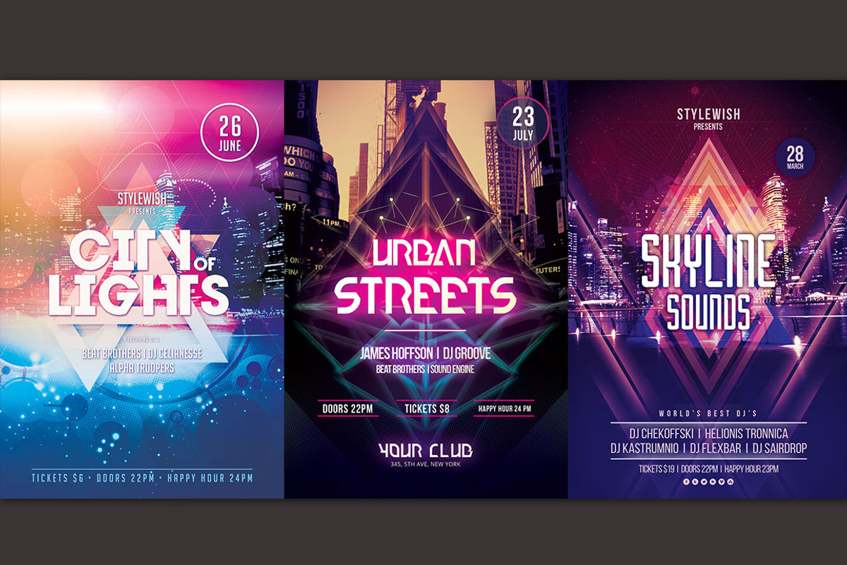 Ultimate Flyer Bundle - 10 posters, a Flyer Template by styleWish
