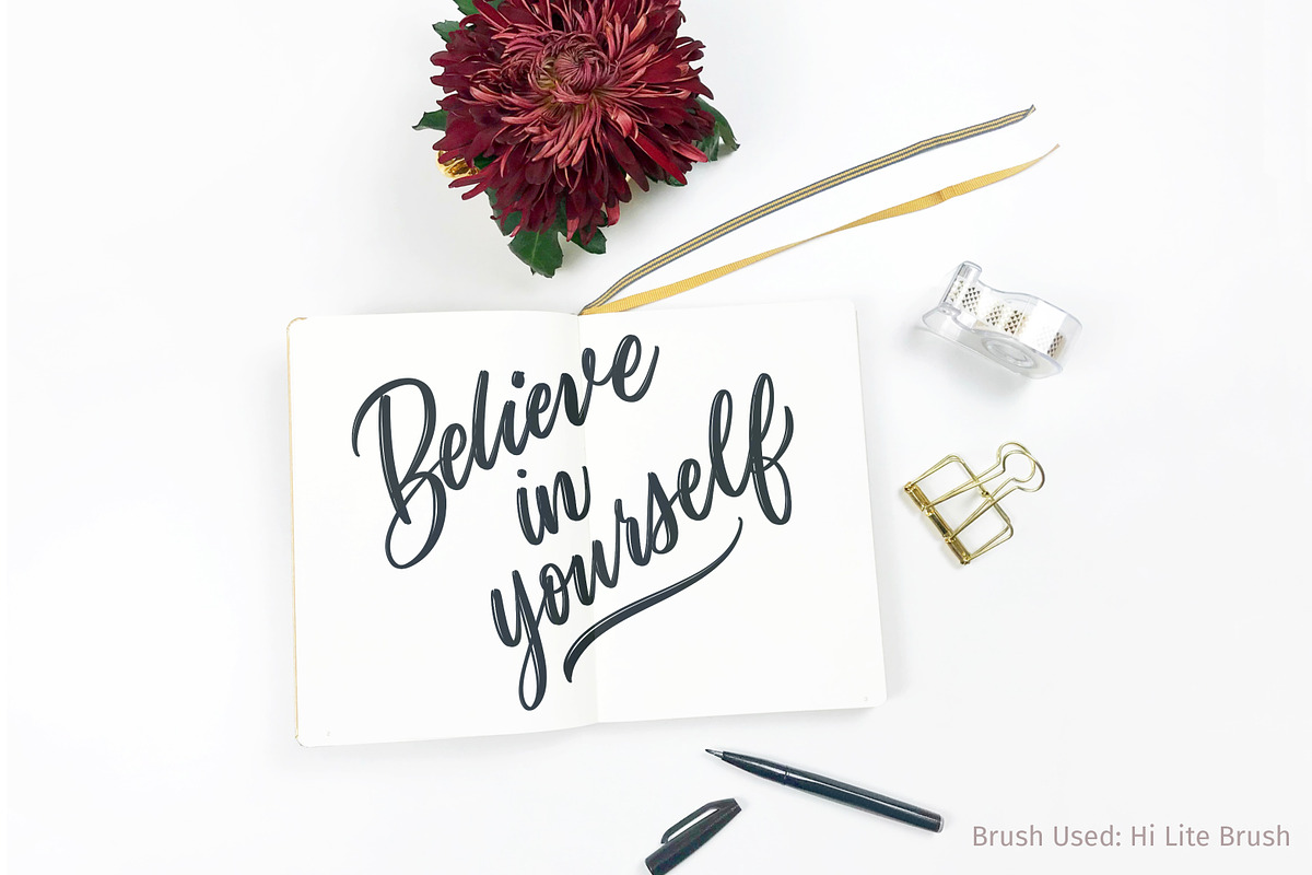 Procreate Lettering Brush Pack 2 preview 5