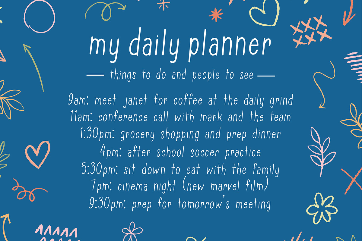 Notes by Hand Font, a Sans Serif Font by Lollipop Hand Drawn (Photo 4 of 7)