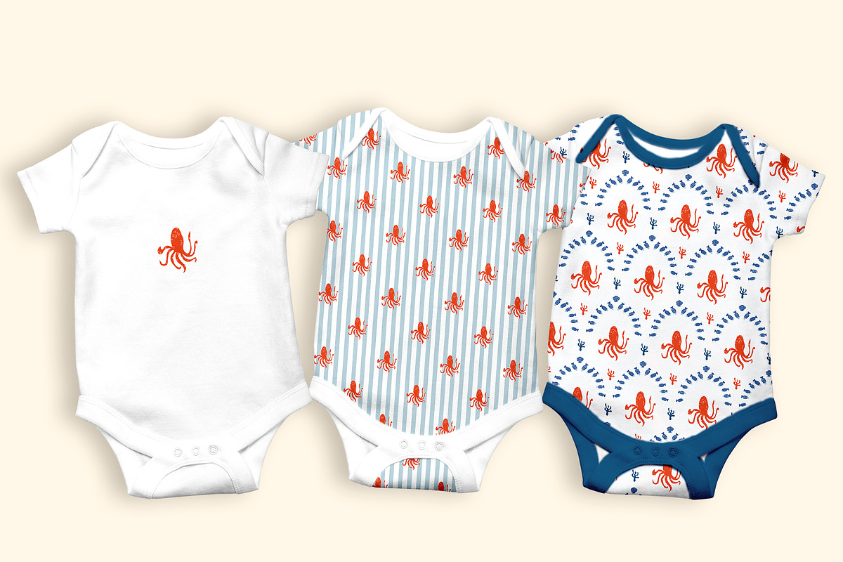 Scandinavian Kids Seamless Patterns, a Pattern Graphic by Oksana Dovhopol Art (Photo 11 of 15)