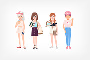 Little girl character constructor, an Education Illustration by Good Studio (Thumbnail 2 of 3)