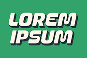 Turbeau — Retro-futuristic font, a Font by SimpleBits® (Thumbnail 5 of 7)