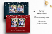 Christmas Card Photoshop Template, a Card Template by Nifty Template Studio (Thumbnail 7 of 12)
