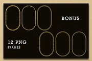 Golden Vintage AI Brushes + BONUS, a Decorative Illustration by Design Unique (Thumbnail 9 of 9)