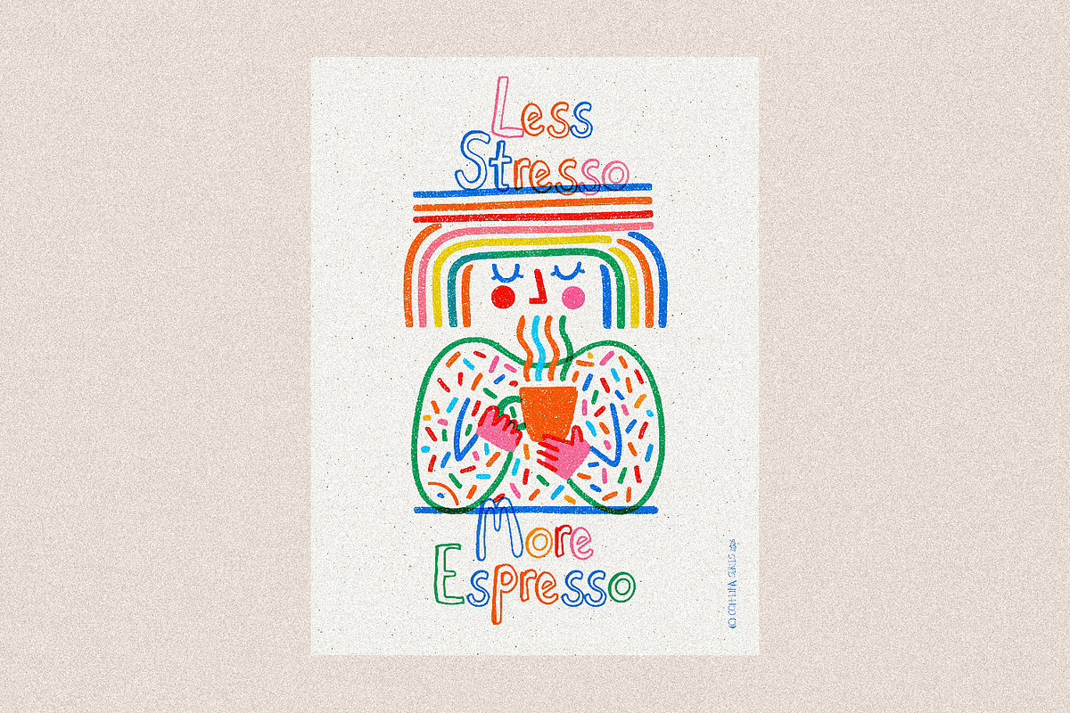 Total Mess - A Quirky Doodle Font, a Handwritten Font by AndrewPixelType (Photo 4 of 12)