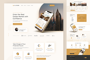 Fintech Real-Estate Website Template