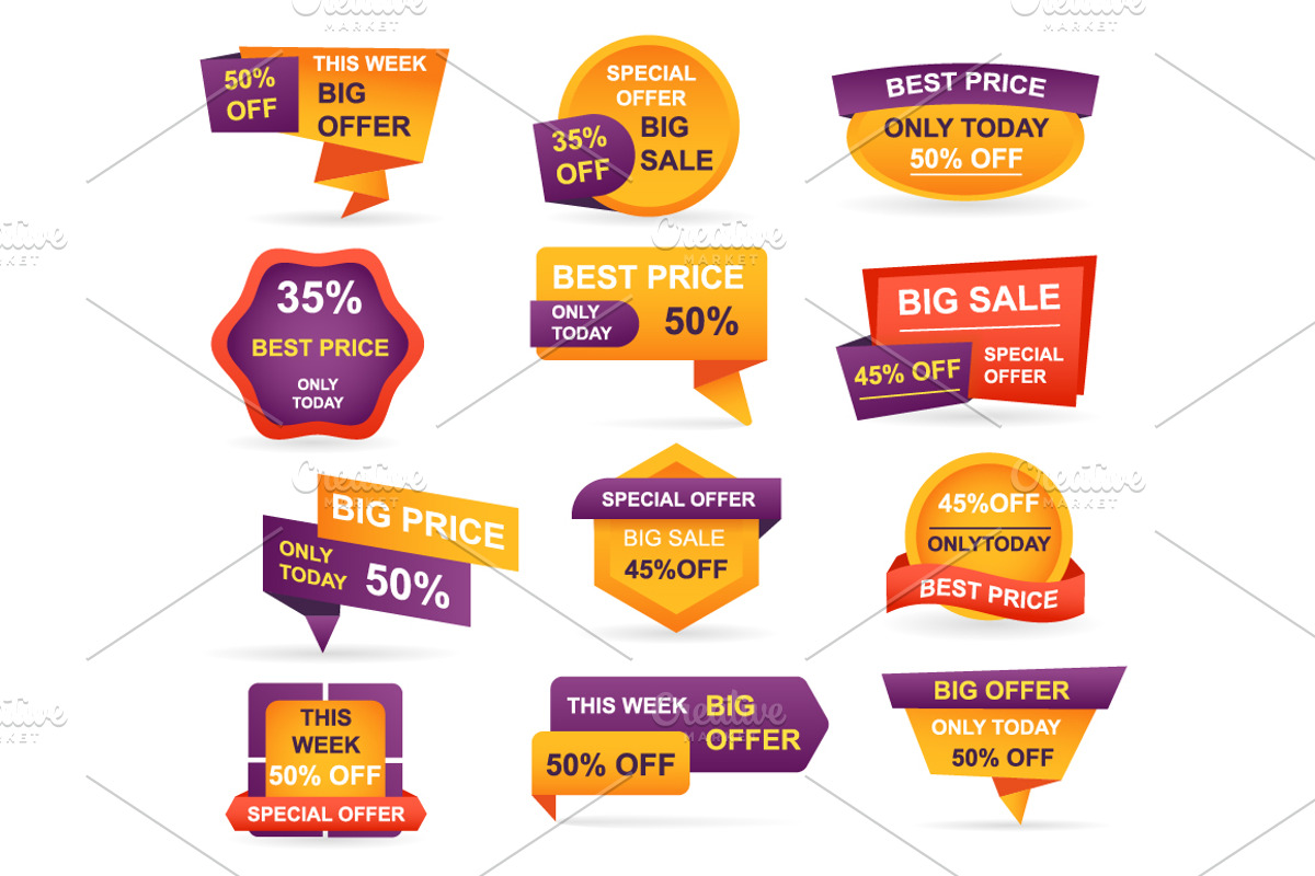 Retail Sale Tags, a Finance Illustration by alexdndz (Photo 7 of 11)