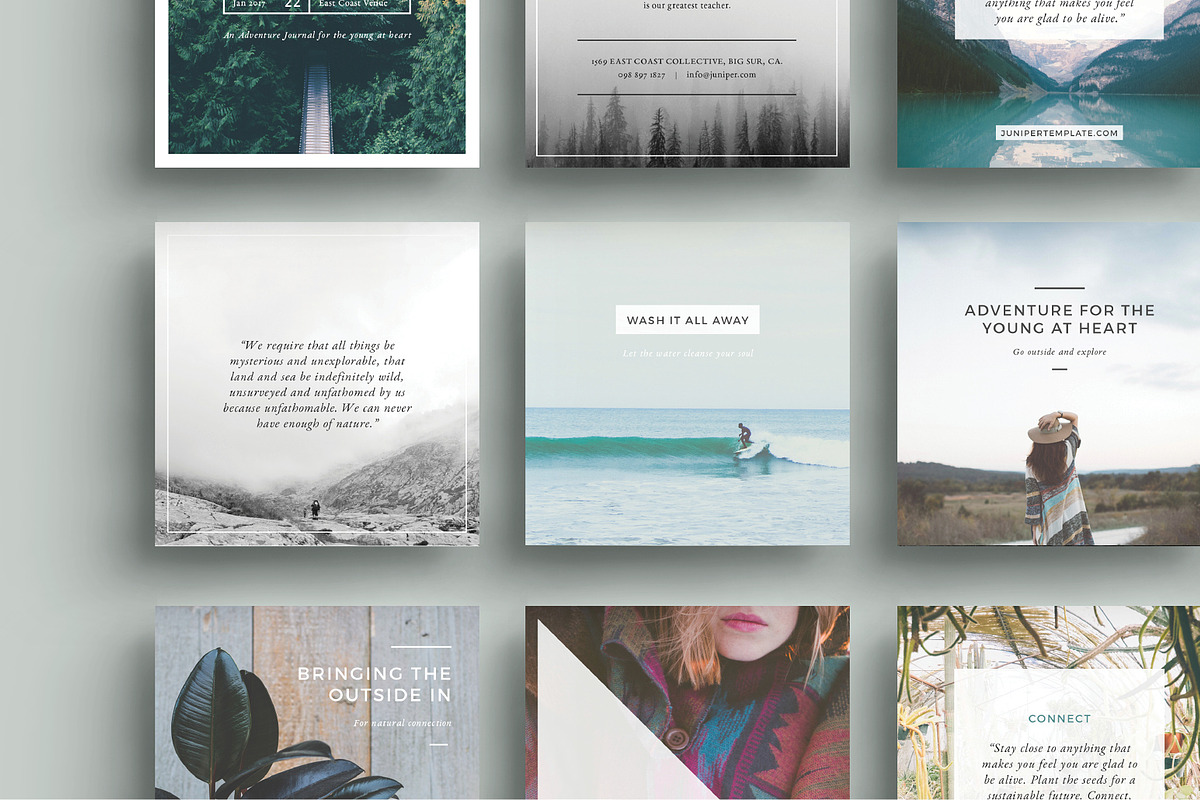 J U N I P E R  Instagram Pack, a Social Media Template by 46&2 Collective (Photo 9 of 9)