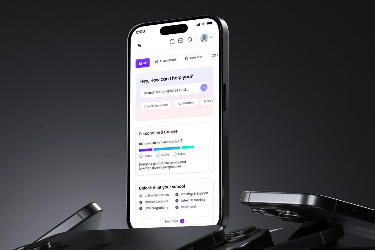 Eduler AI-Powered Educational UI Kit, an UI Kit Template by Lumina_ui_ux202 (Photo 7 of 7)