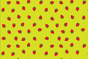9 Seamless strawberry pattern swatch, a Pattern Graphic by Salty Lunch (Thumbnail 4 of 10)