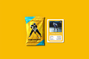 Trading Cards Mockup v.4 - 12 views, a Merchandise Mockup by Illusiongraphic (Thumbnail 4 of 25)