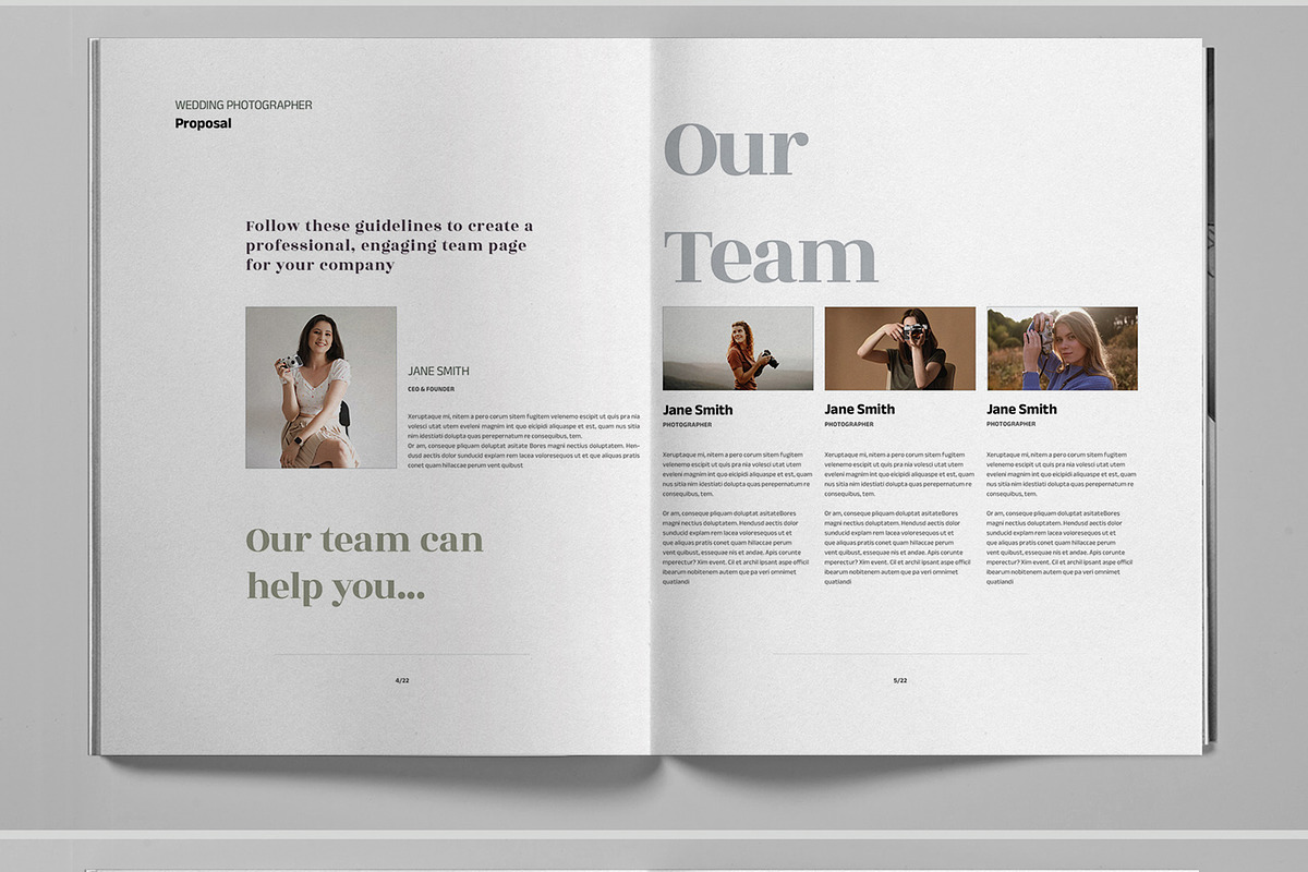 Wedding Event Photography Proposal, a Brochure Template by Boris Cupac (Photo 4 of 7)