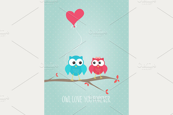 Owl Love You Forever Valentine Card