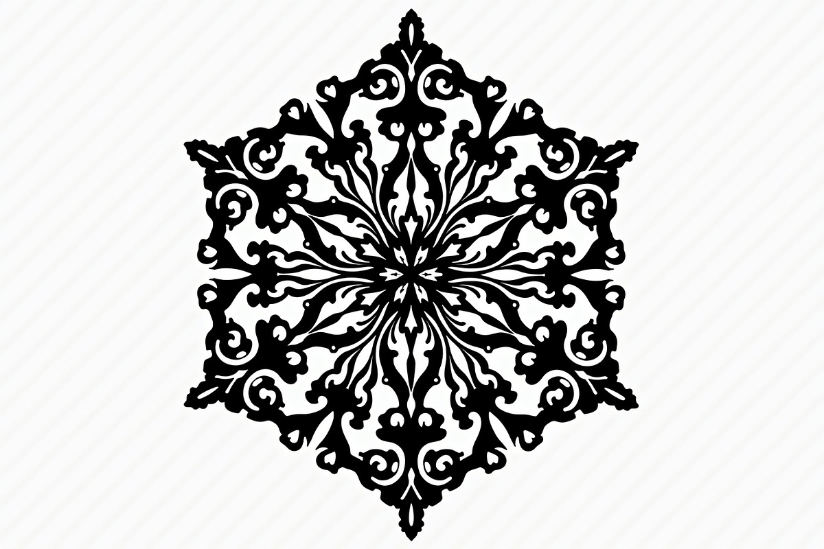 Mandala Laser Cut Files, an Illustration by balal (Photo 7 of 9)