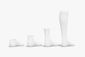 Single Socks Different 3D Model