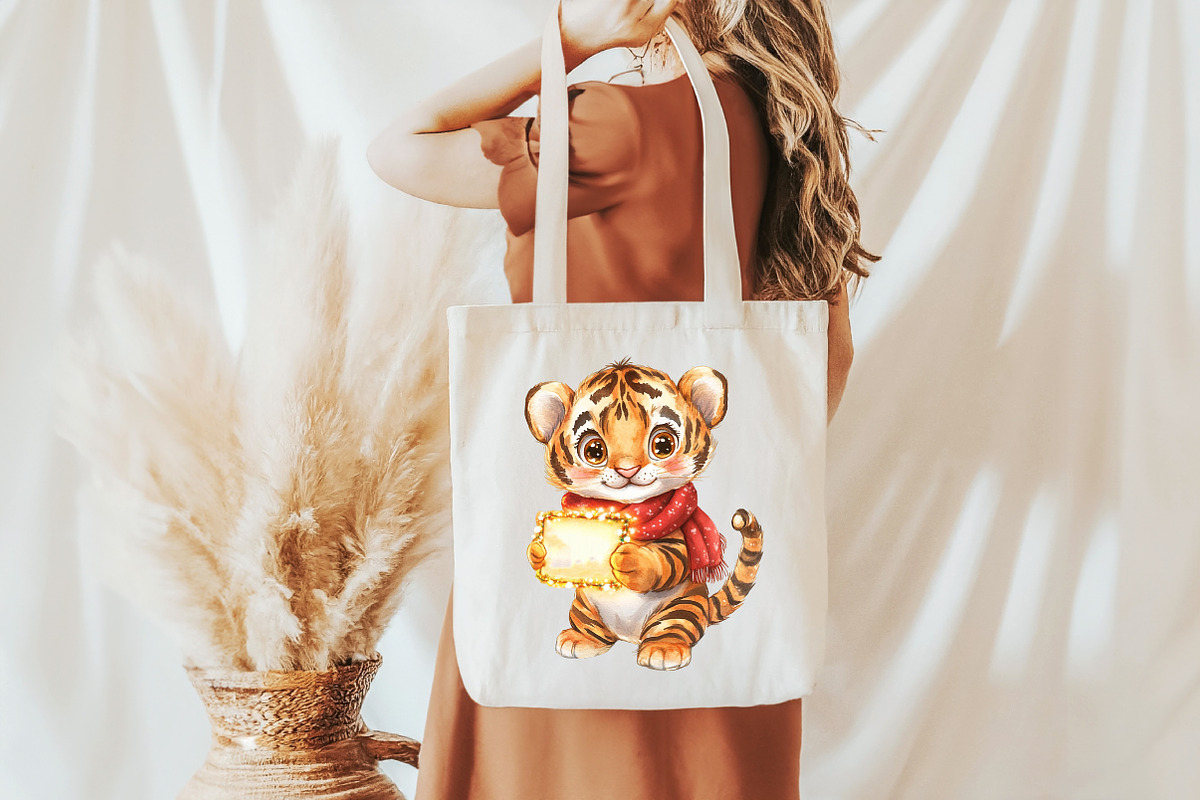 Animals Holding Merry Christmas Sign, an Illustration by Pixels.Craft (Photo 4 of 7)