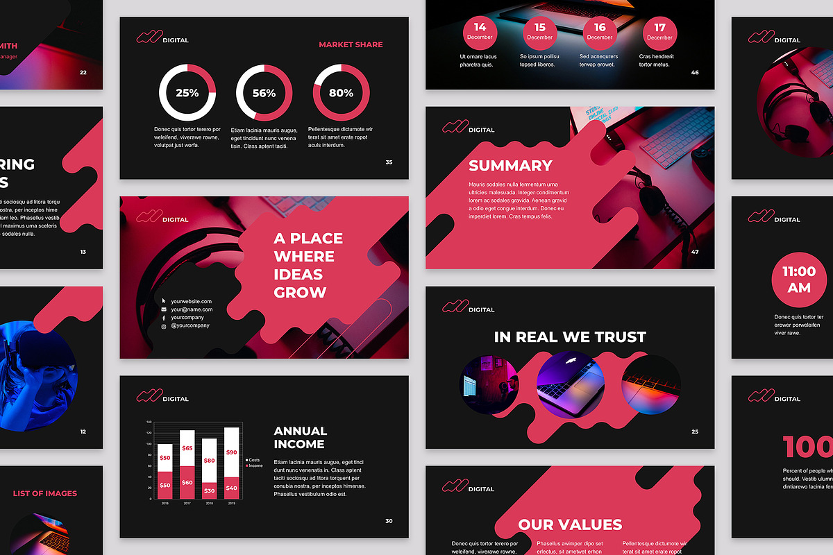 Presentation PowerPoint Bundle, a Presentation Template by TemplatesNow! (Photo 6 of 20)