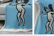 Throw Blanket Mockups, a Household Mockup by mock-ups (Thumbnail 5 of 14)