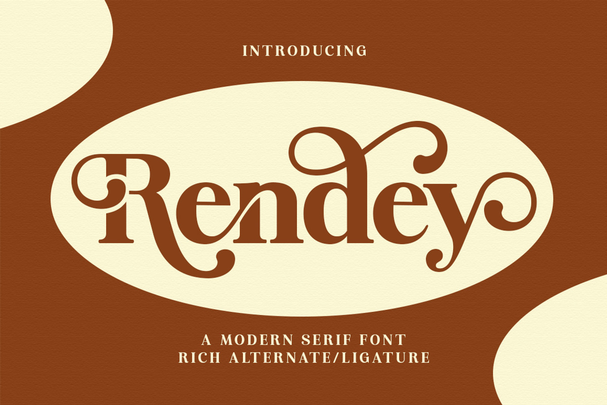 Rendey, a Serif Font by Gatype (Photo 1 of 9)
