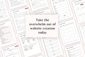 Website Planner And Workbook