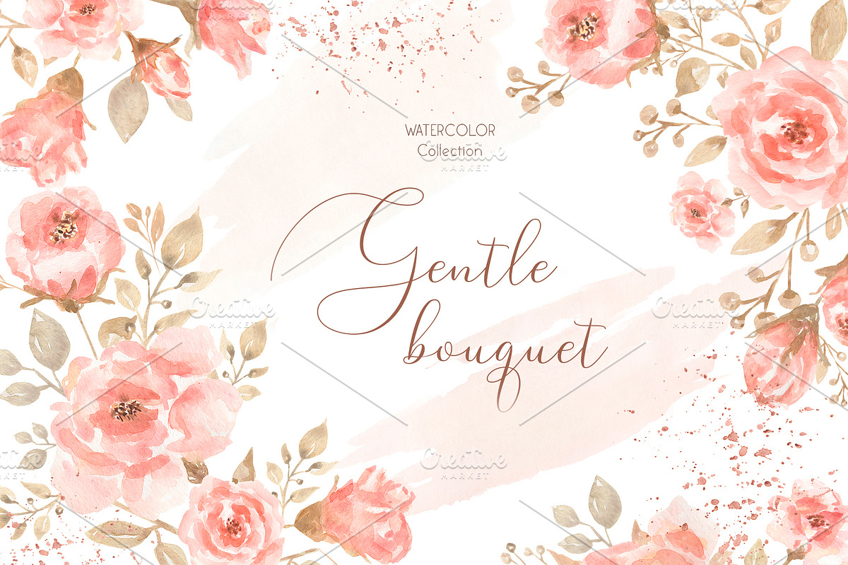 Gentle Bouquet, a Decorative Illustration by MayaNavits (Photo 1 of 15)