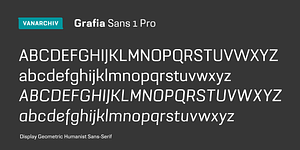 Grafia Sans 1 Pro