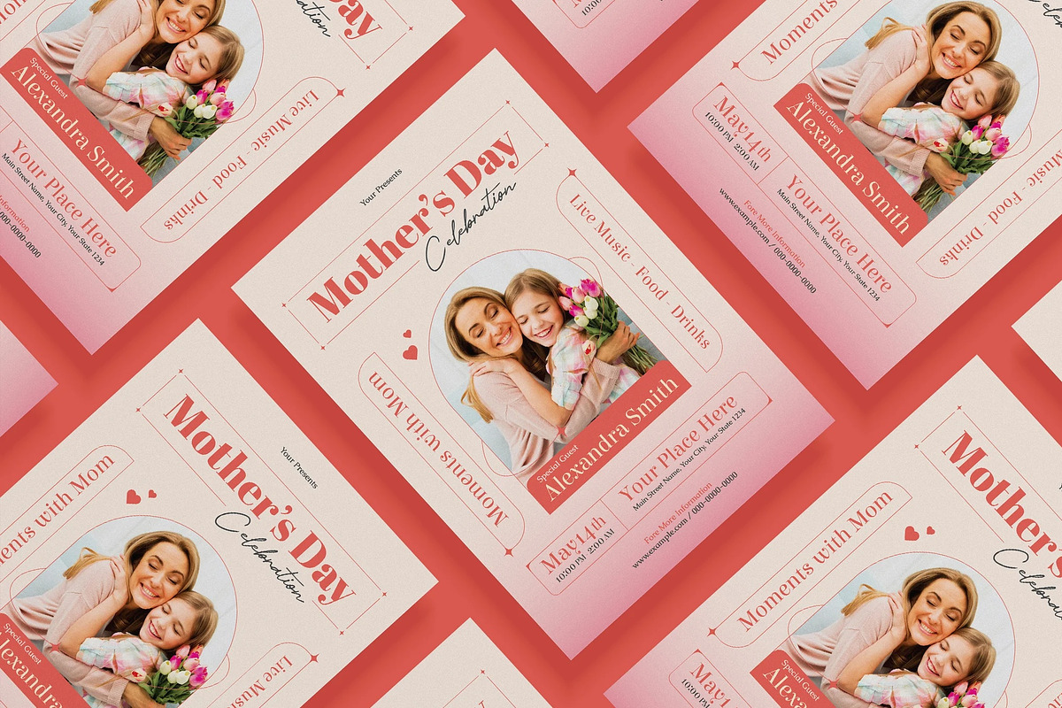 Mother's Day Celebration Flyer, a Flyer Template by UInstrument (Photo 1 of 4)